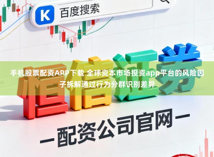 手机股票配资APP下载 全球资本市场投资app平台的风险因子拆解通过行为分群识别差异