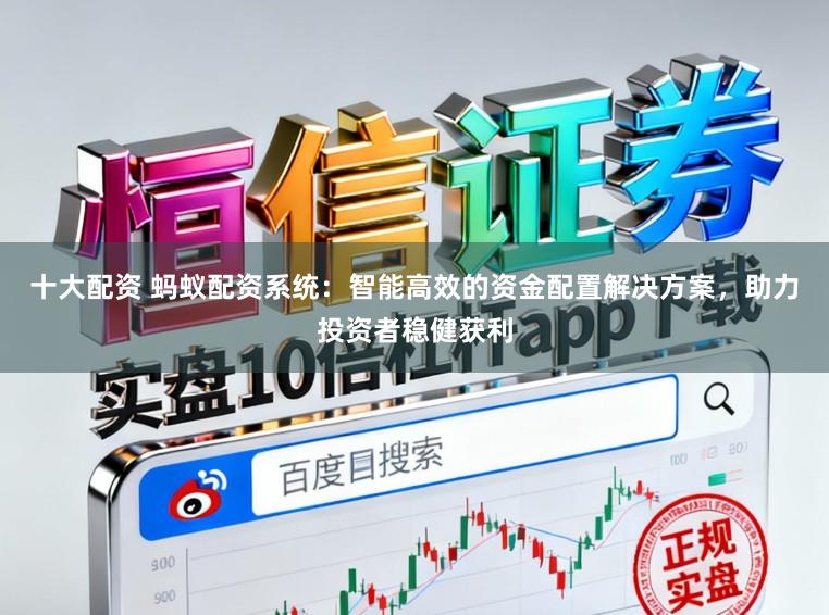 十大配资 蚂蚁配资系统：智能高效的资金配置解决方案，助力投资者稳健获利