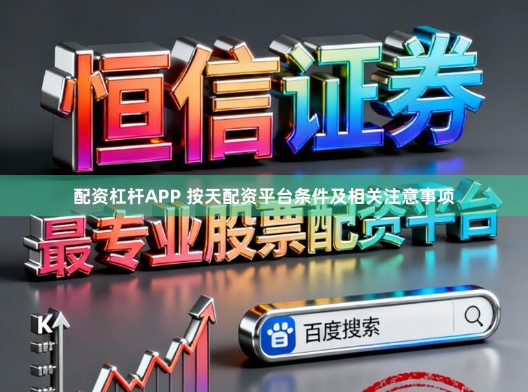 配资杠杆APP 按天配资平台条件及相关注意事项