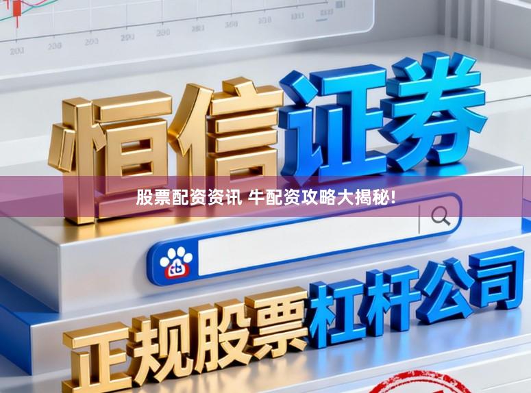 股票配资资讯 牛配资攻略大揭秘!
